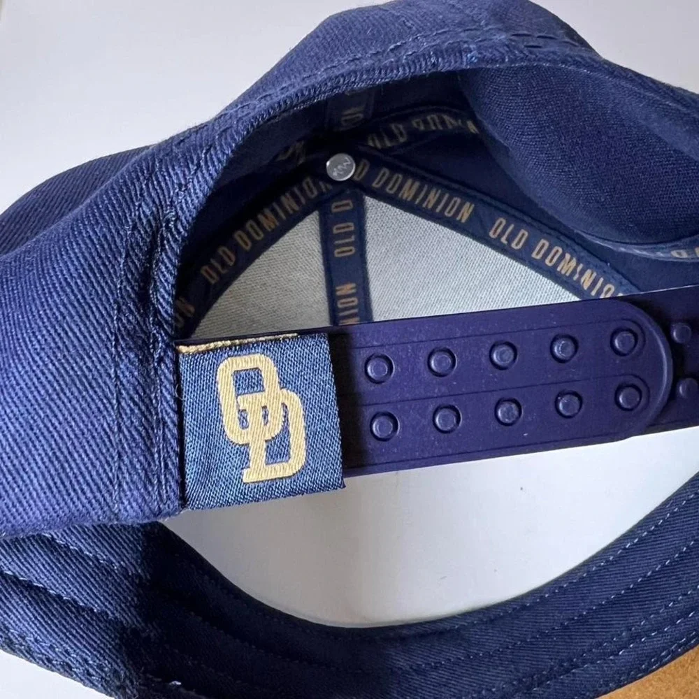 Old‎ Dominion Band Navy Blue Suede Snapback Hat - Picture 4 of 5